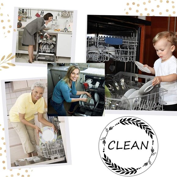 Clean and Dirty Magnet，Dishwasher Magnet Clean Dirty Sign Indicator，Reversible D - Picture 6 of 6